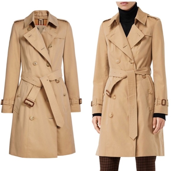 Burberry Jackets & Blazers - Burbery London heritage Chelsea honey trench coat